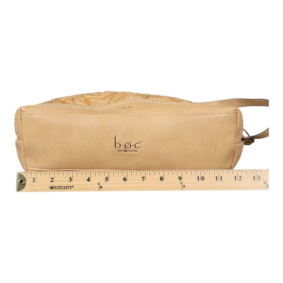 NWT BOC Born Concepts Botanica Crobo Floral Embossed Leather Shoulder Bag - Picture 9 of 10